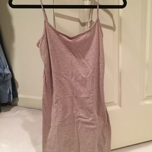 Cream cami dress